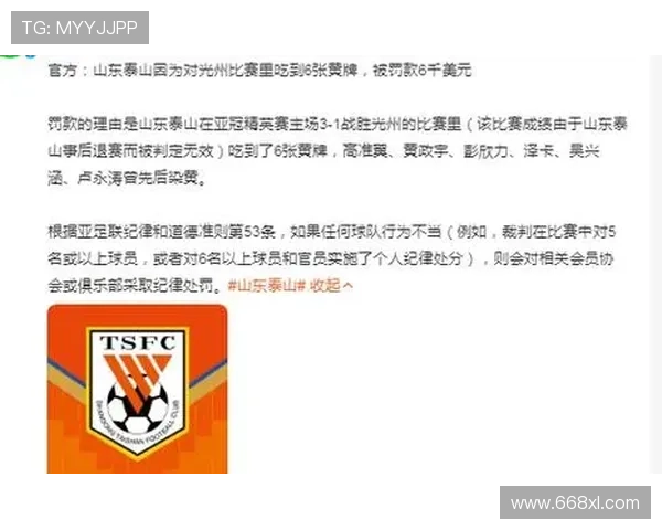 亚足联重罚山东泰山背后的风波与警示深度解析 亚足联重罚山东泰山背后的风波与警示深度解析
